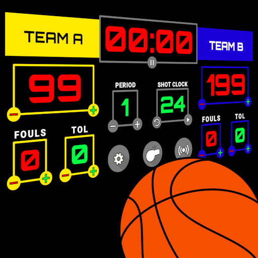 Aplicativo de placar de basquete