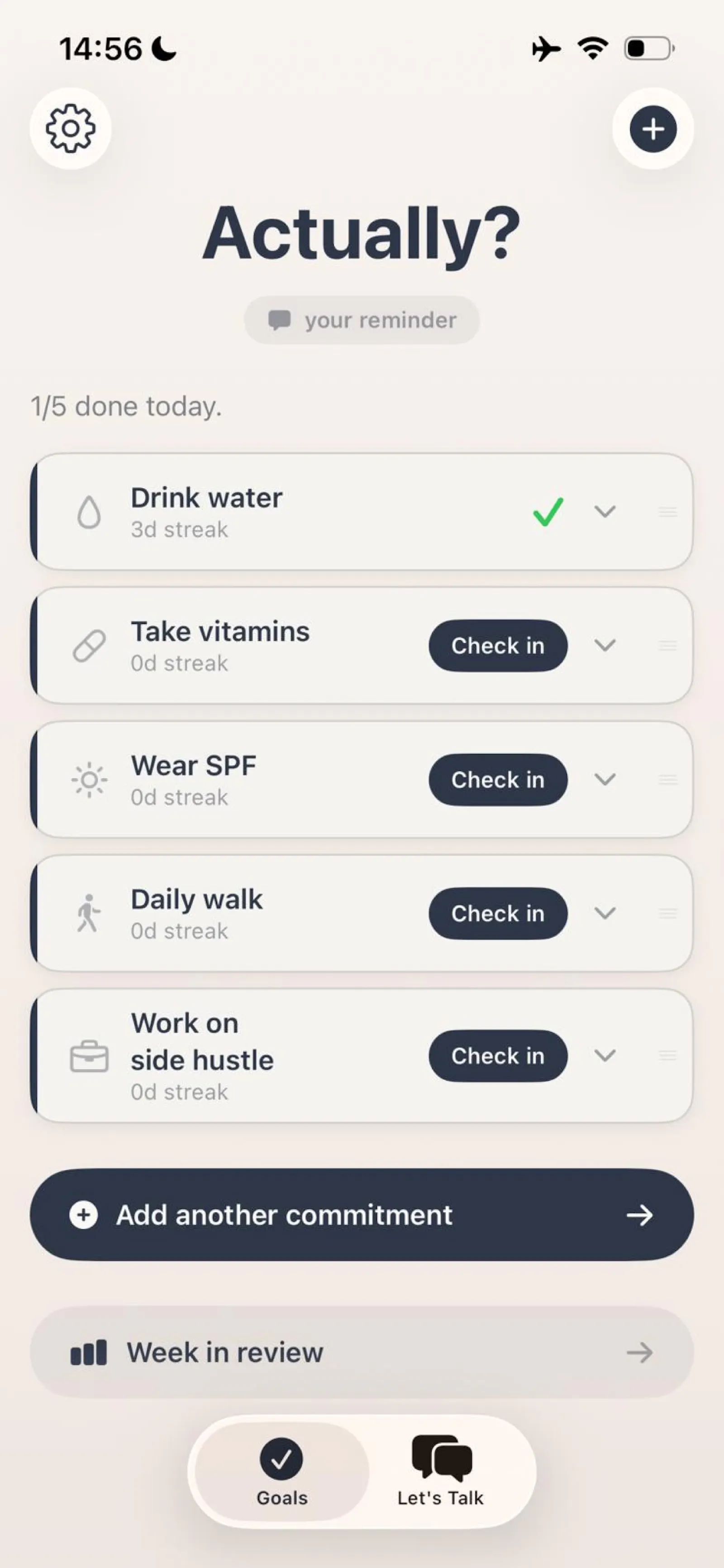 Actually? screenshot 2