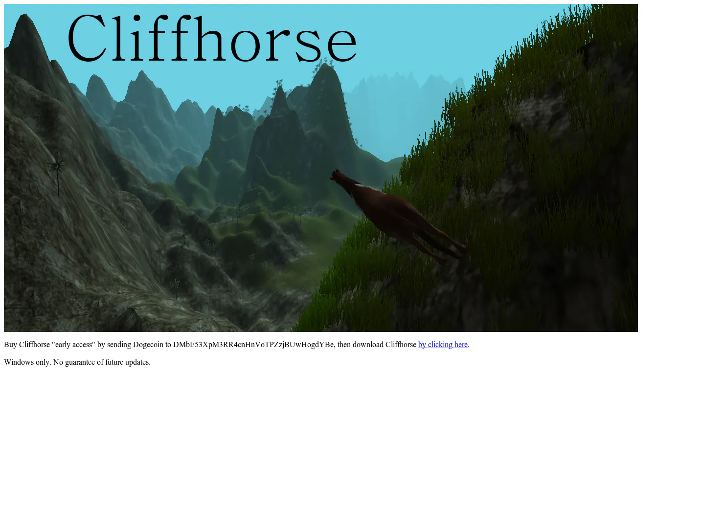 Cliff Horse