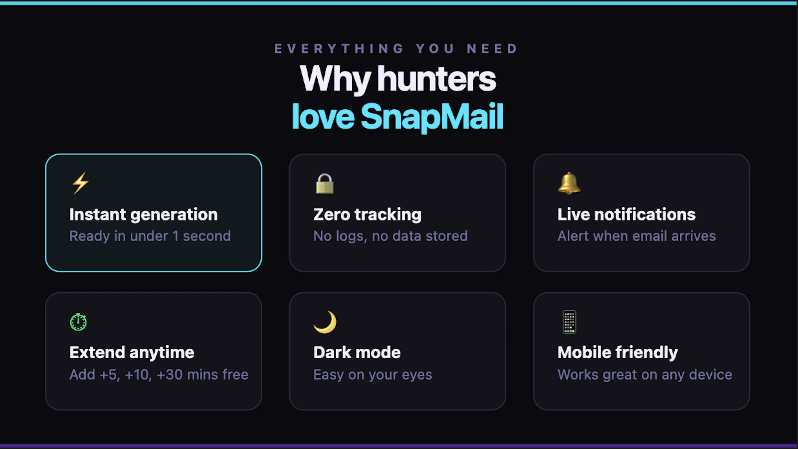 SnapMail-Free Temporary Email in Seconds screenshot 2