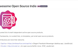 Awesome Open Source Indie media 2
