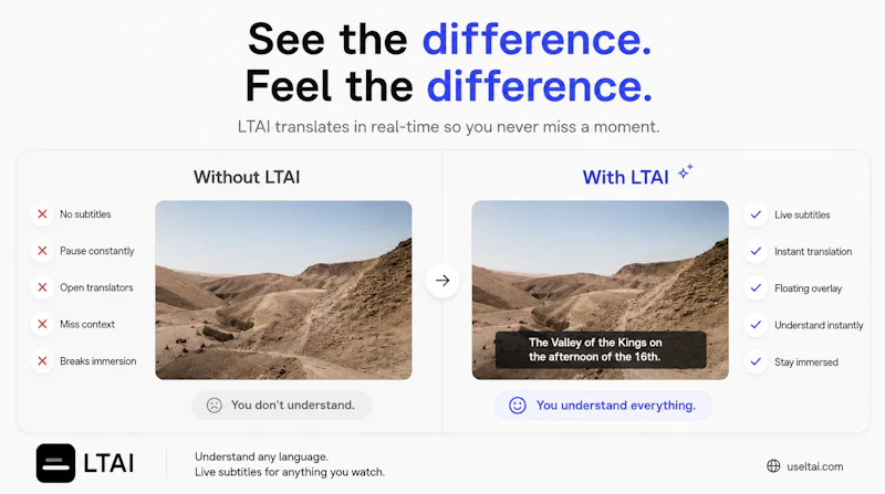LTAI screenshot 1