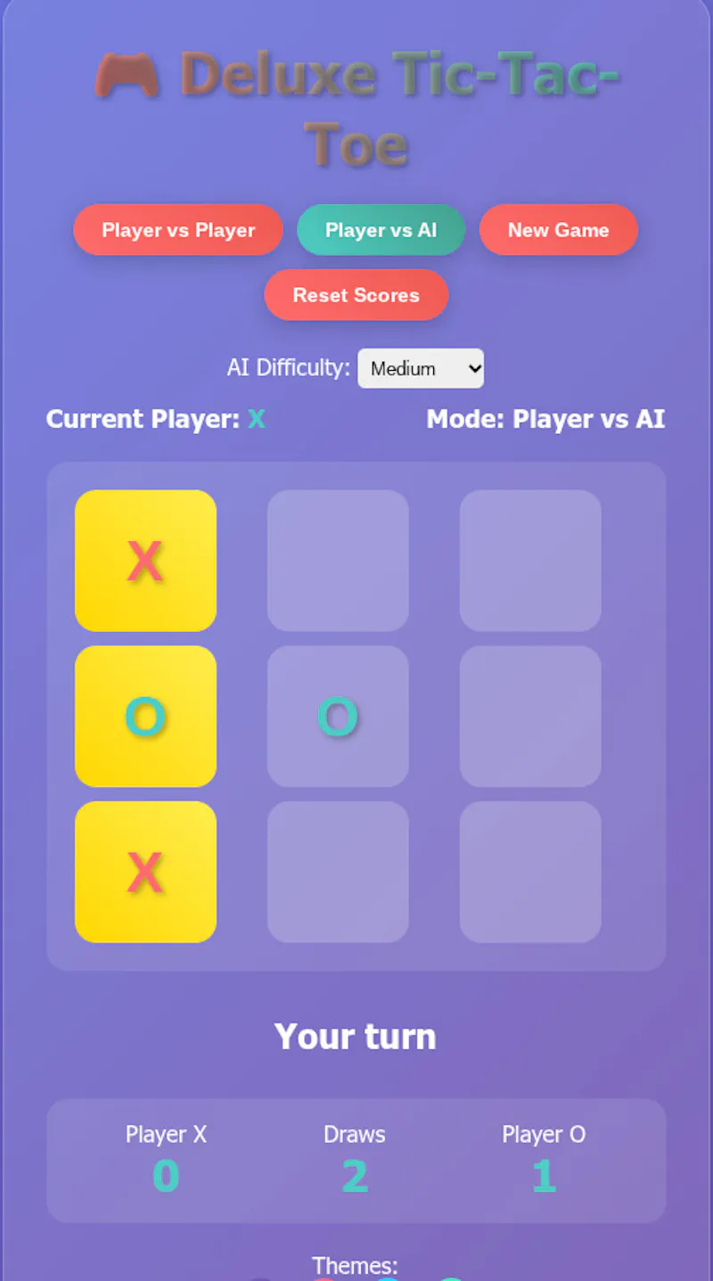 Free Online Tic-Tac-Toe screenshot 1