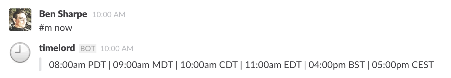 TimeLord for Slack gallery image