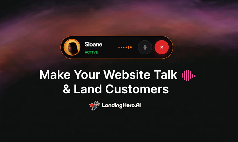 LandingHero AI screenshot 2