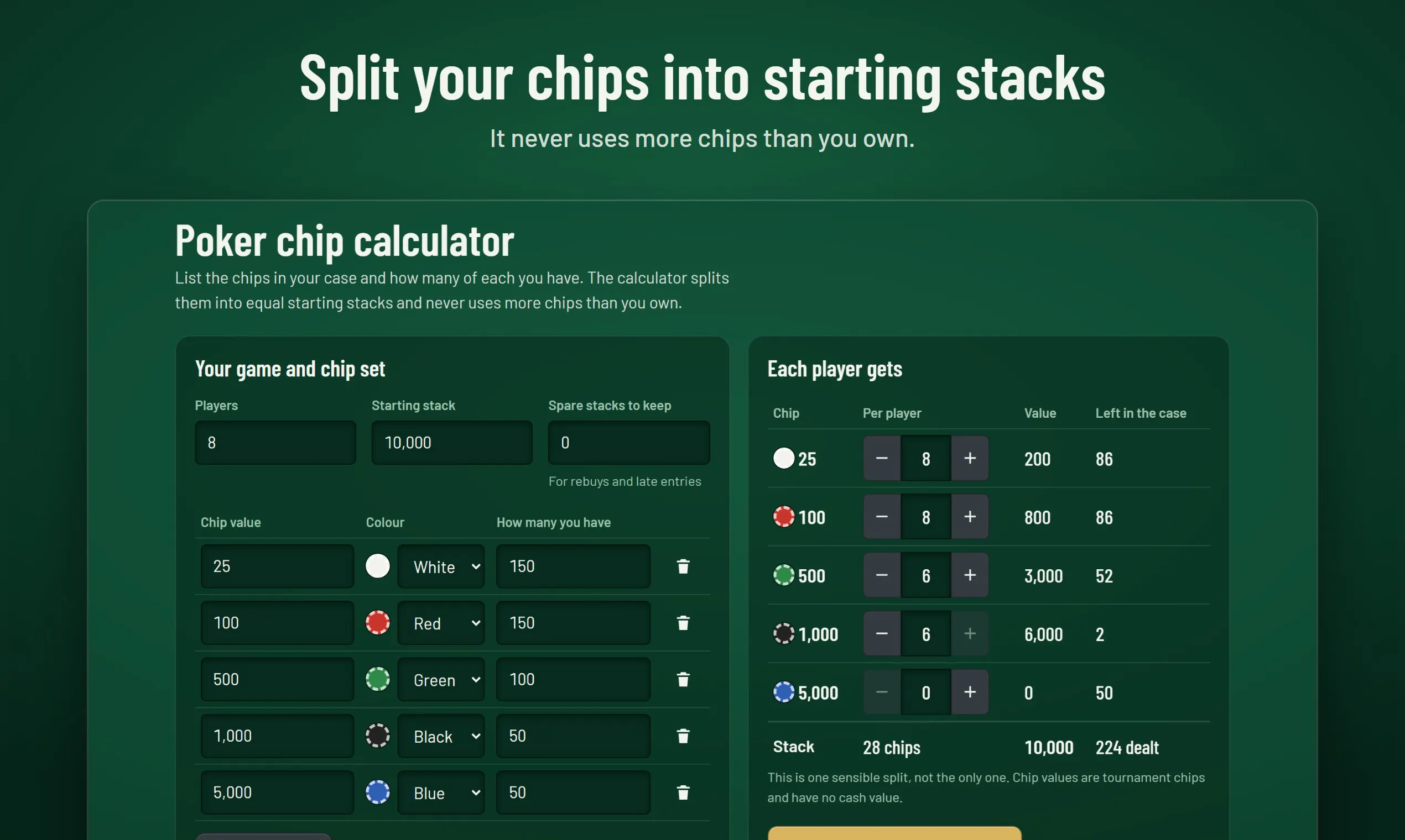 Poker Night Clock gallery image