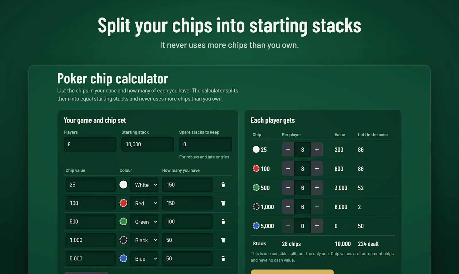 Poker Night Clock screenshot 4