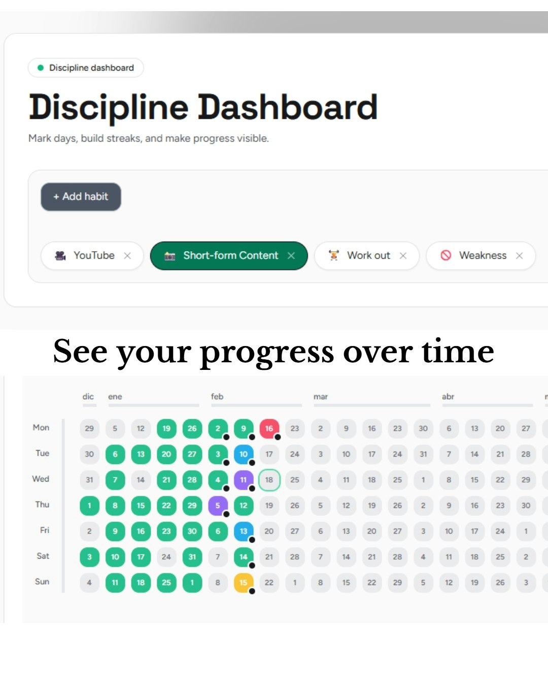 RepsGrid - Main product screenshot demonstrating key features and user interface
