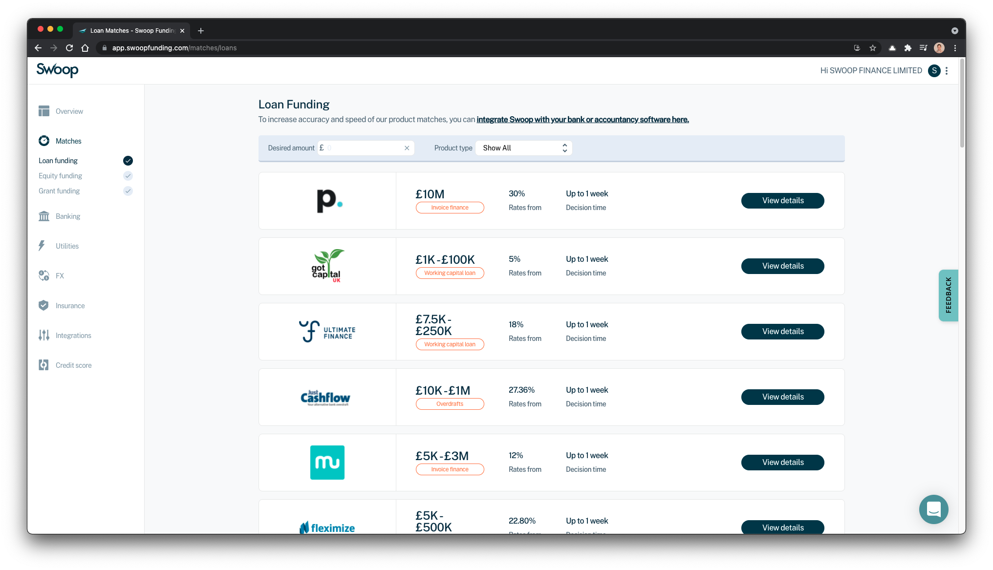 Swoop Funding gallery image