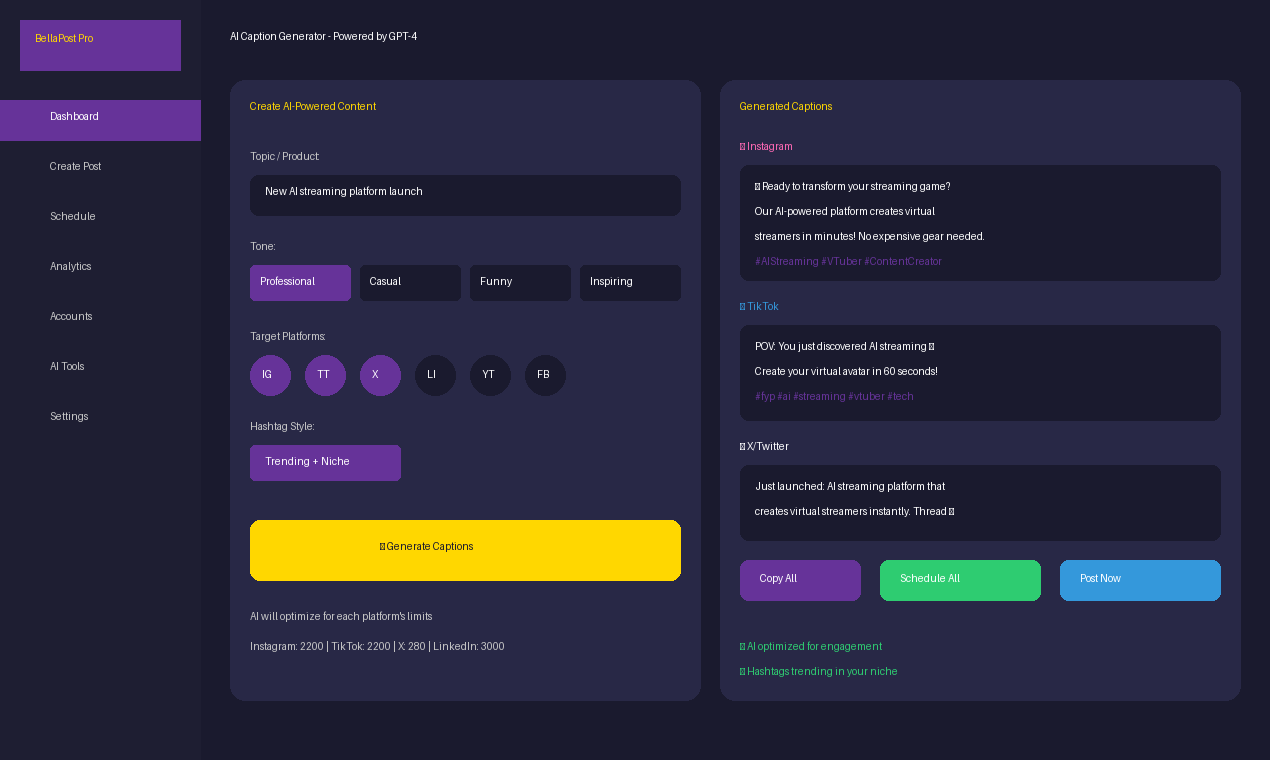 BellaPost Pro gallery image