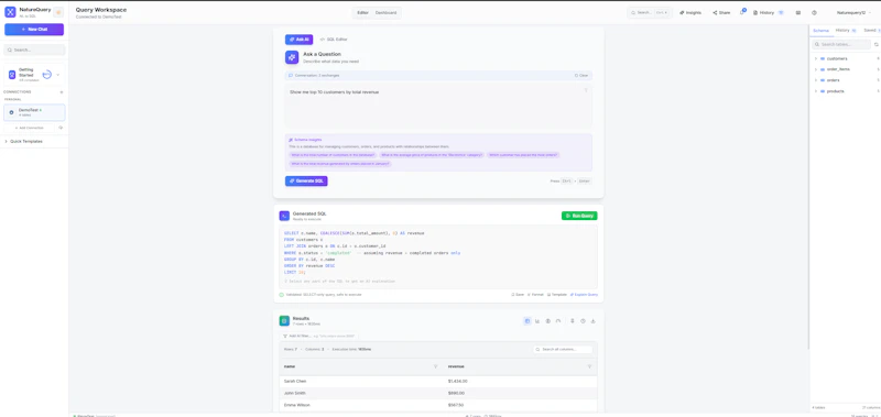 NatureQuery screenshot 2
