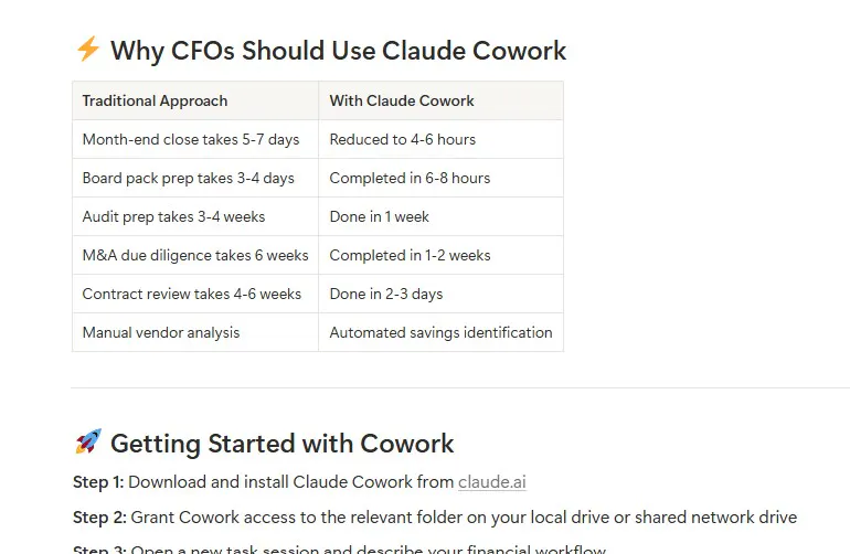 Claude Cowork for CFO gallery image