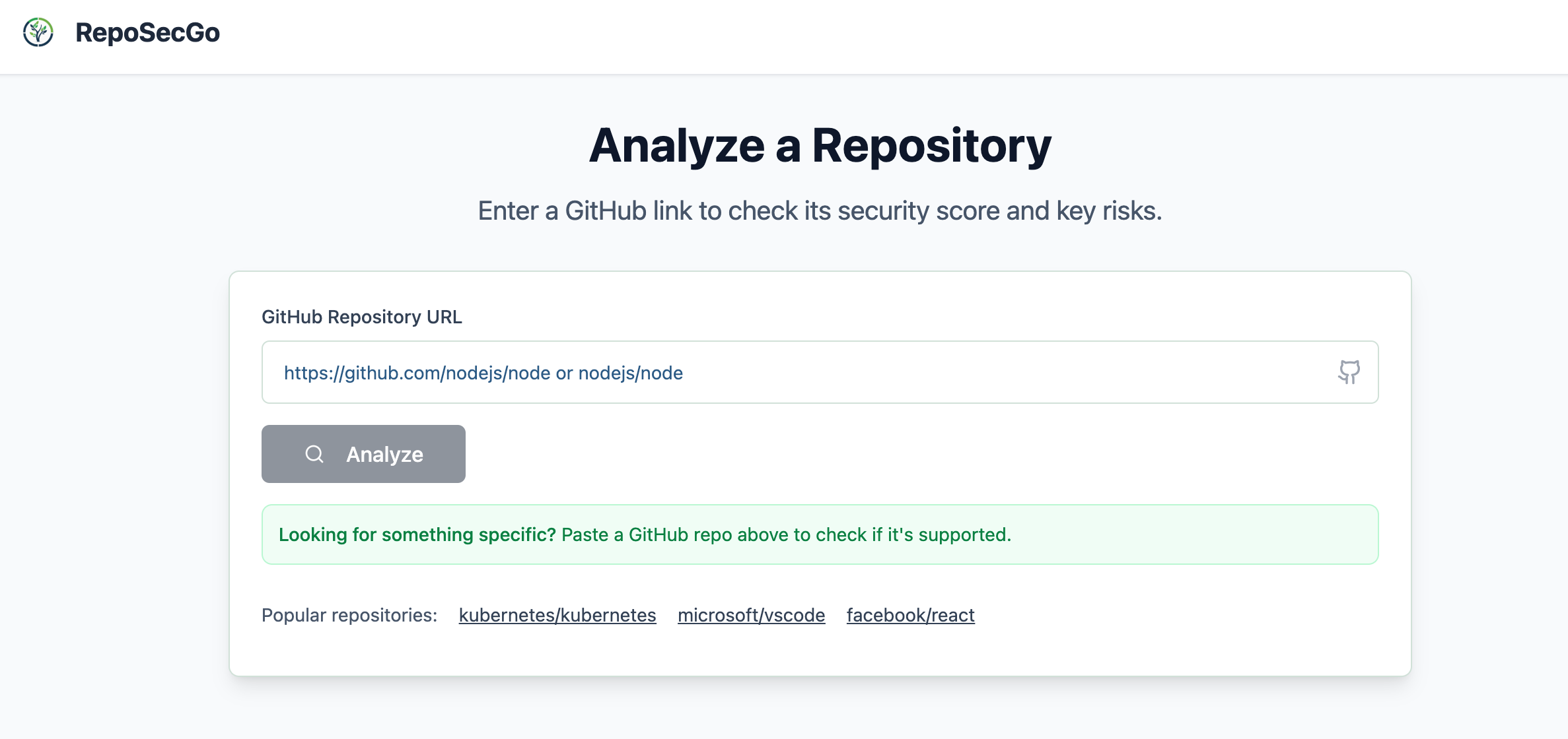 Reposecgo - Weet voordat je klon met Instant GitHub Security Insights media 3