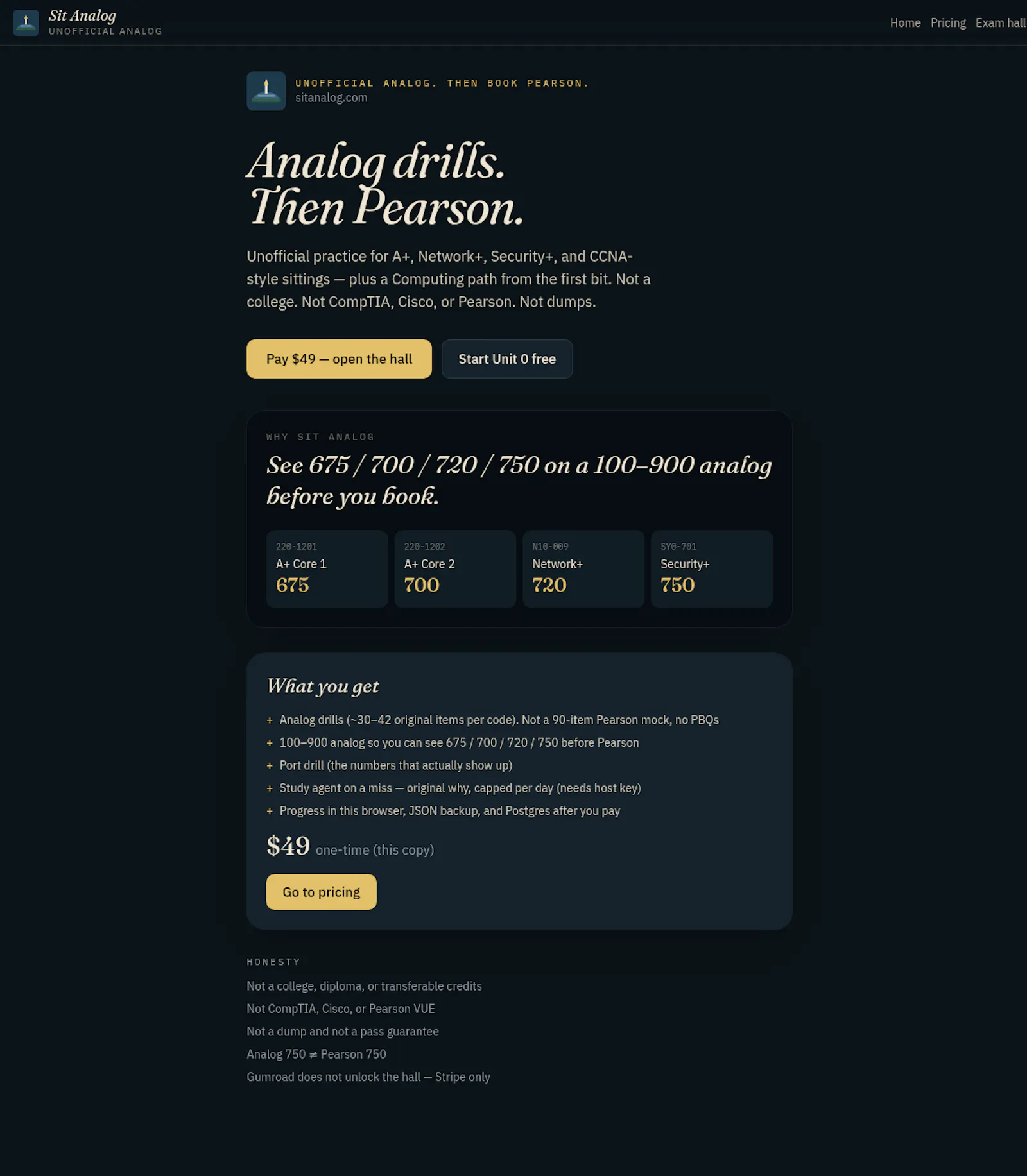 Sit Analog screenshot 1