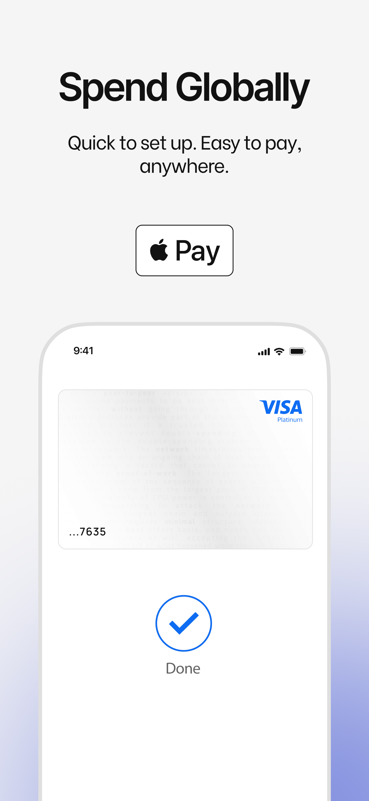 Oobit – Pay with Crypto Card App - Screenshot 3 showing product features and functionality
