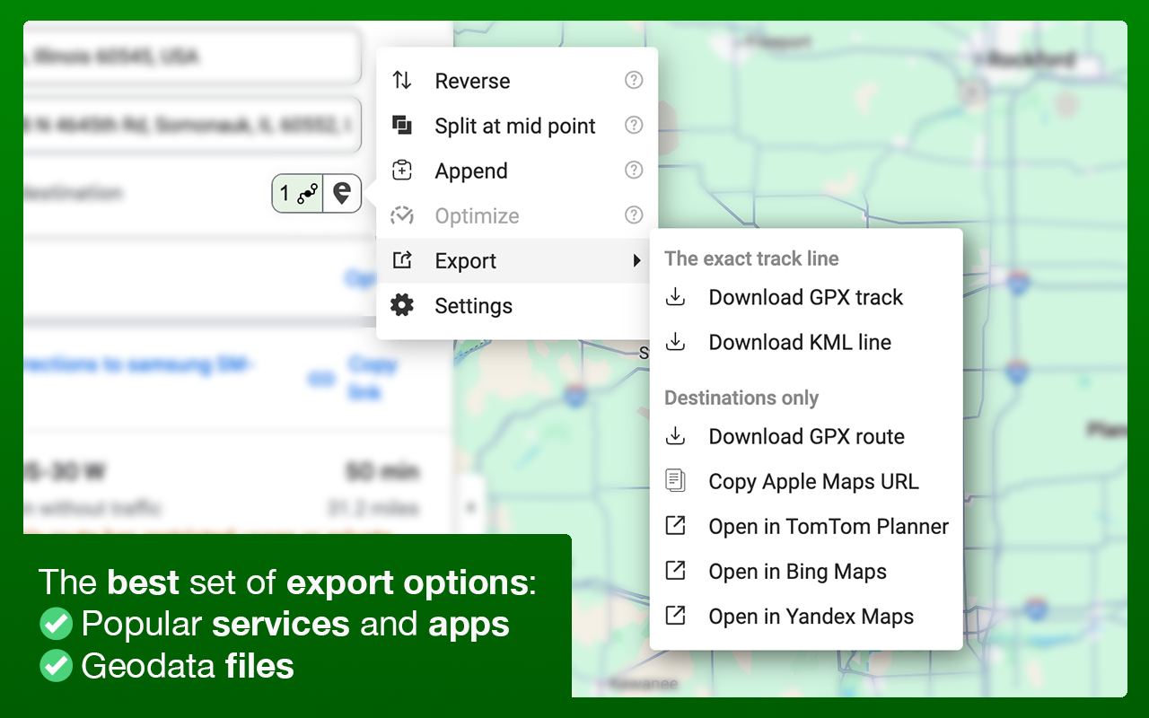 Google Maps Extended Routes gallery image