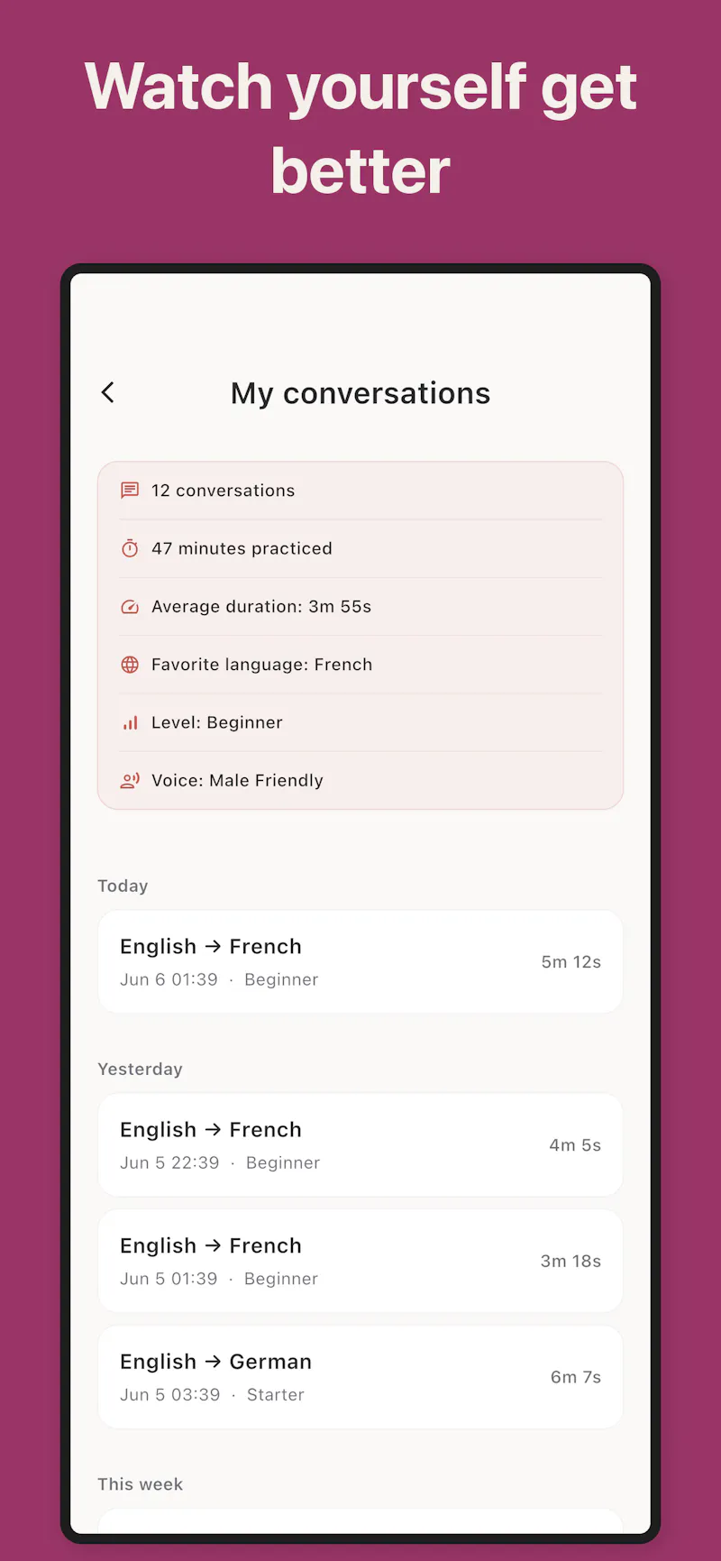 Mintza - Speak Languages screenshot 5
