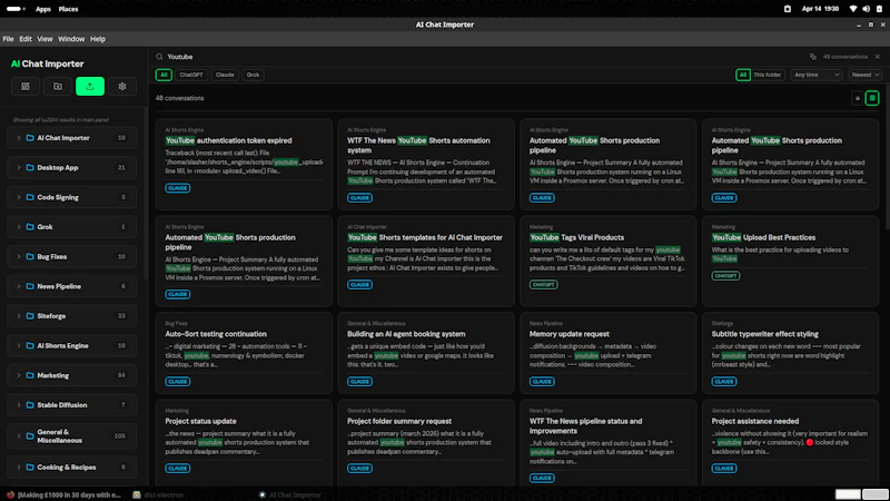 AI CHAT IMPORTER screenshot 4