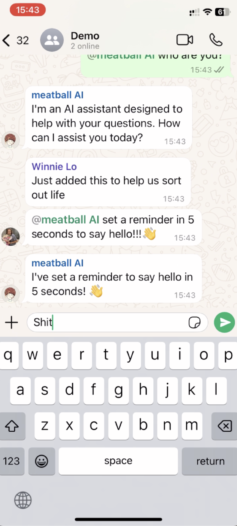 PEAGINA AI - GRATUITO - Ai Assistente per i gruppi WhatsApp media 4