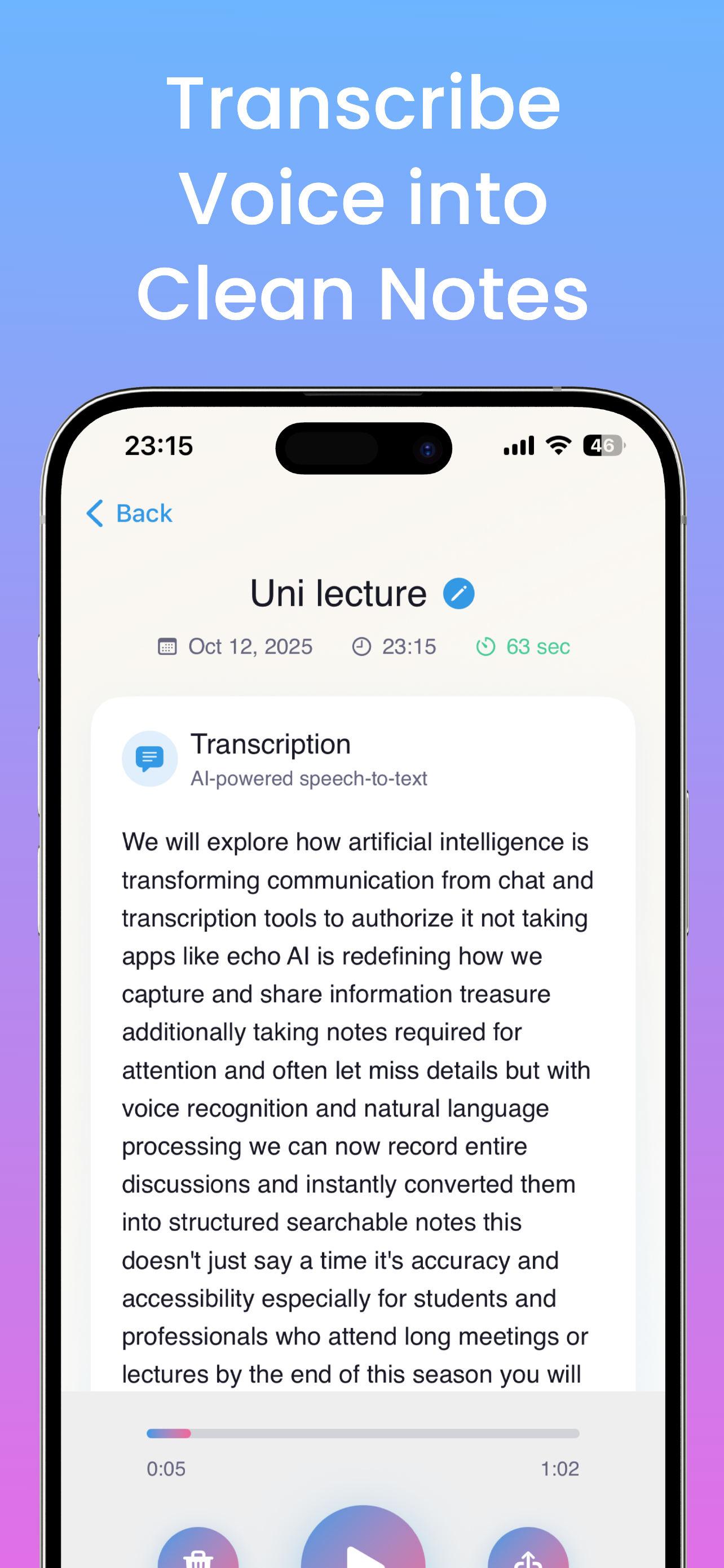 EchoNote: AI Note Taker gallery image