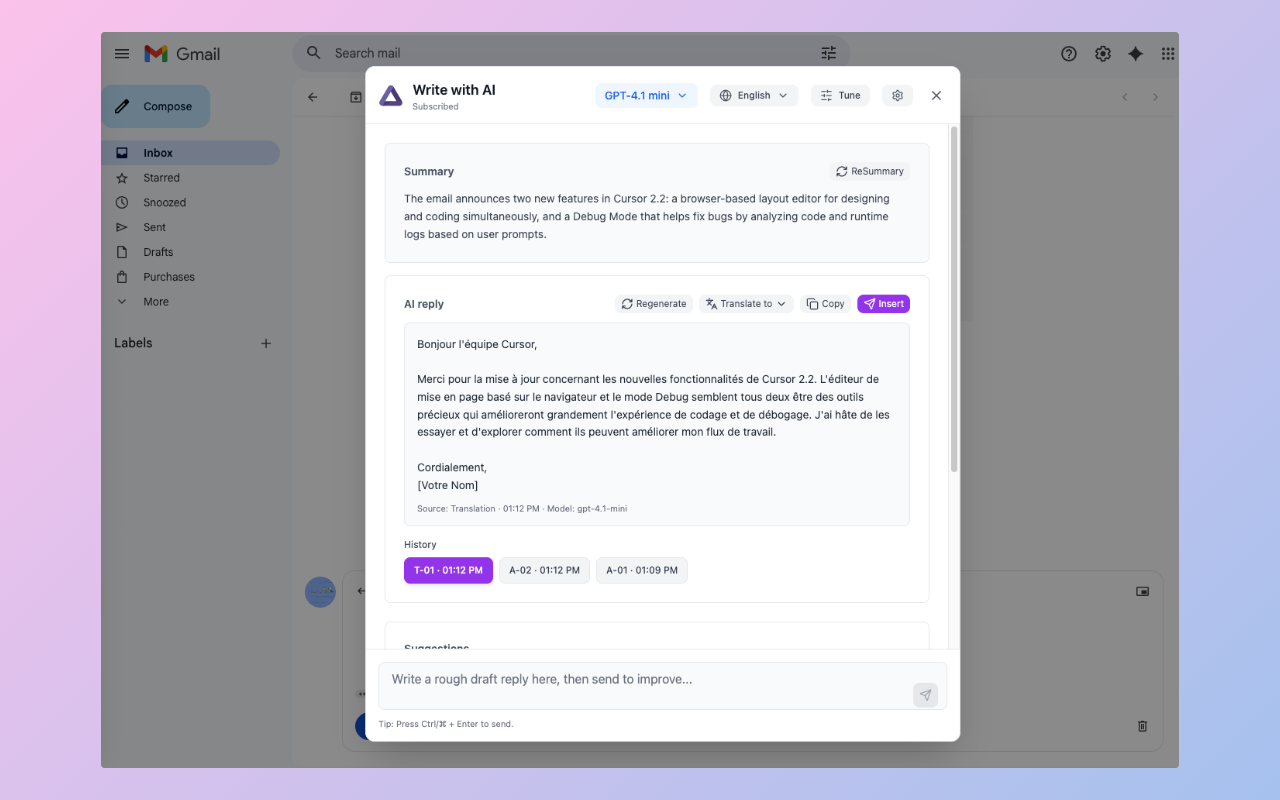 ChatGPT for Gmail — AI Email Assistant gallery image