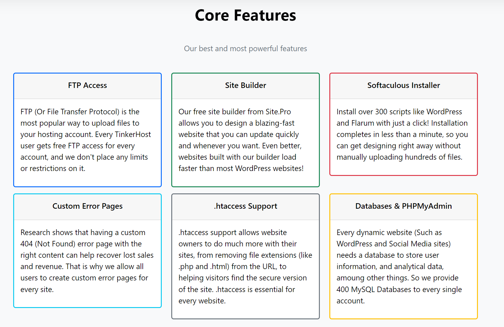 Tinkerhost - PHP, MySQL 및 광고 없음으로 100% 무료 호스팅 미디어 3