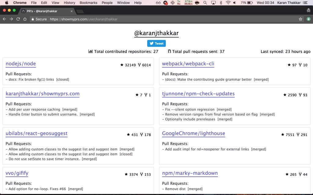 Show My PR's gallery image