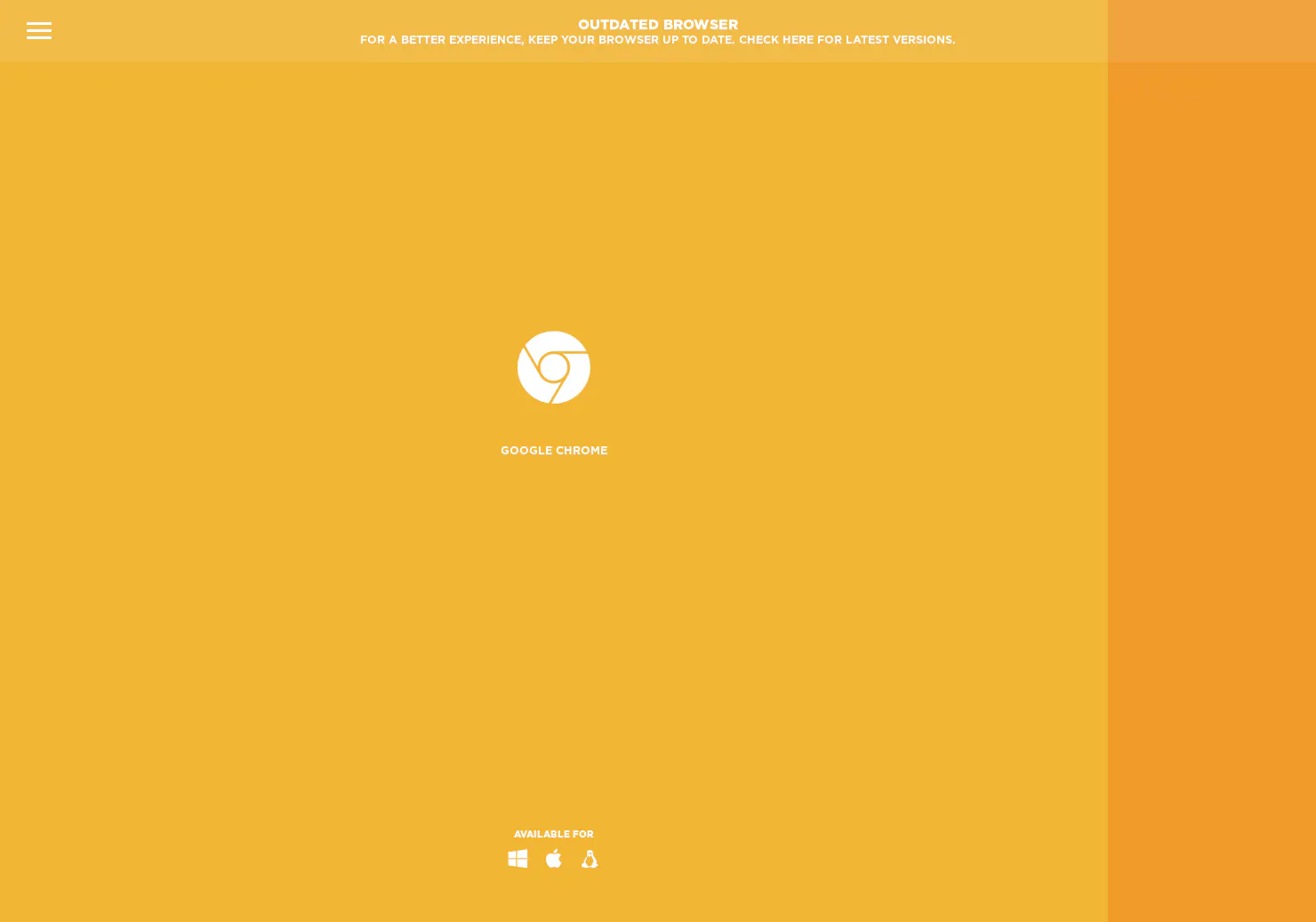 Outdated Browser