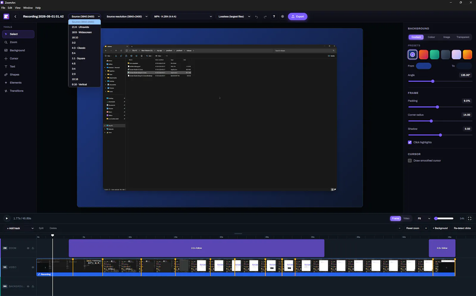 ZoomArc screenshot 6