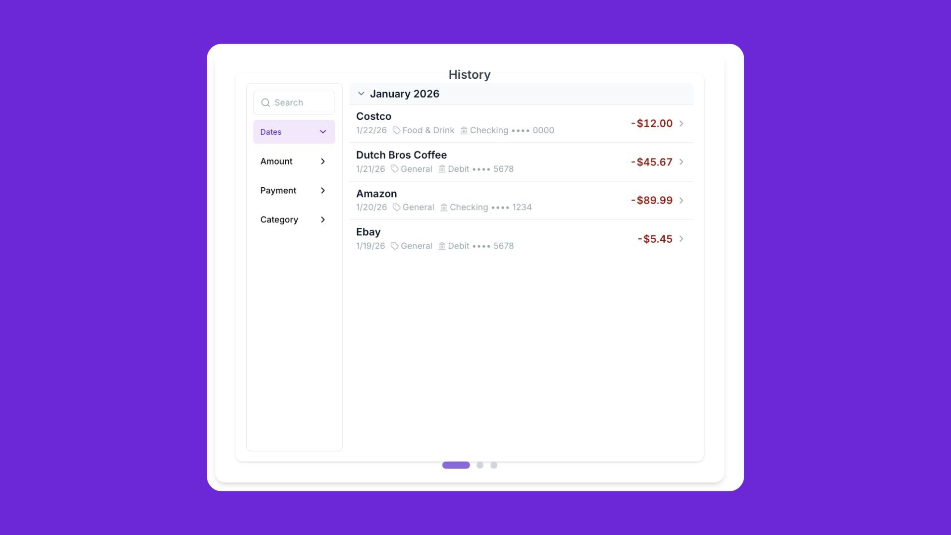 MyPaymentsLog - Screenshot 2 showing product features and functionality