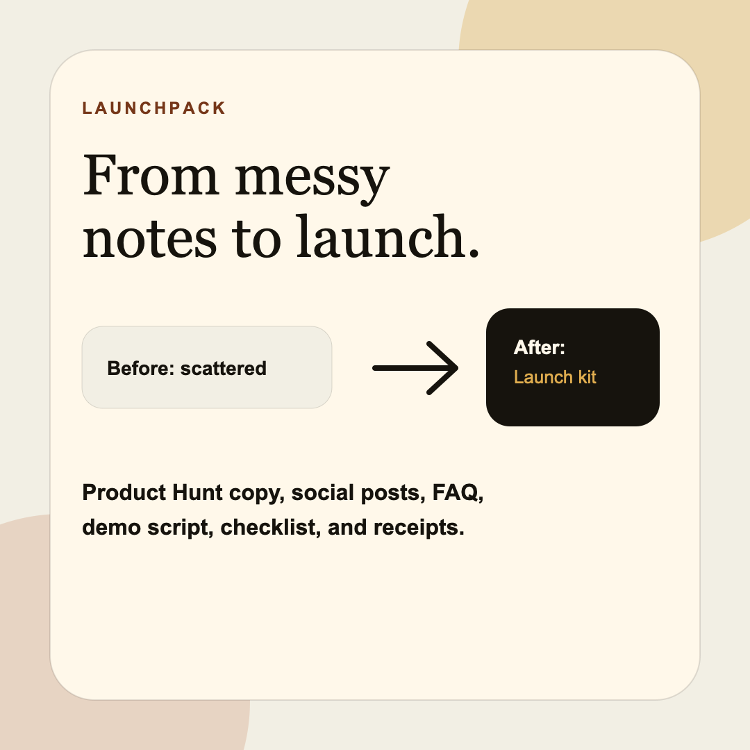 Launchpack gallery image