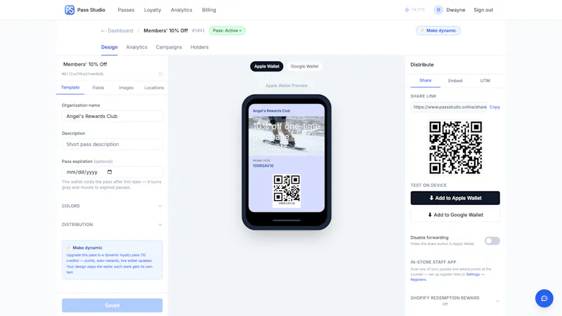Pass Studio screenshot 7