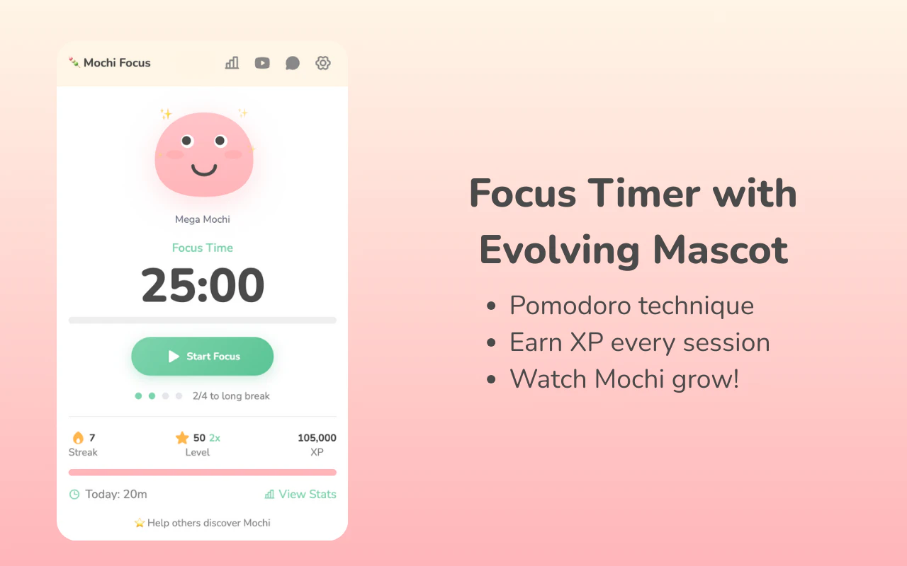 Mochi Focus screenshot 2