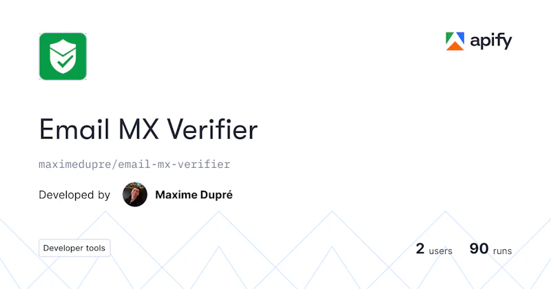 Email MX Verifier screenshot 1