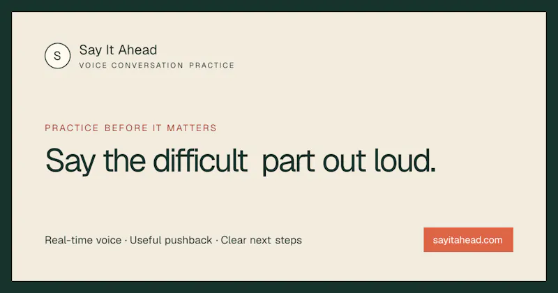 Say It Ahead screenshot 1