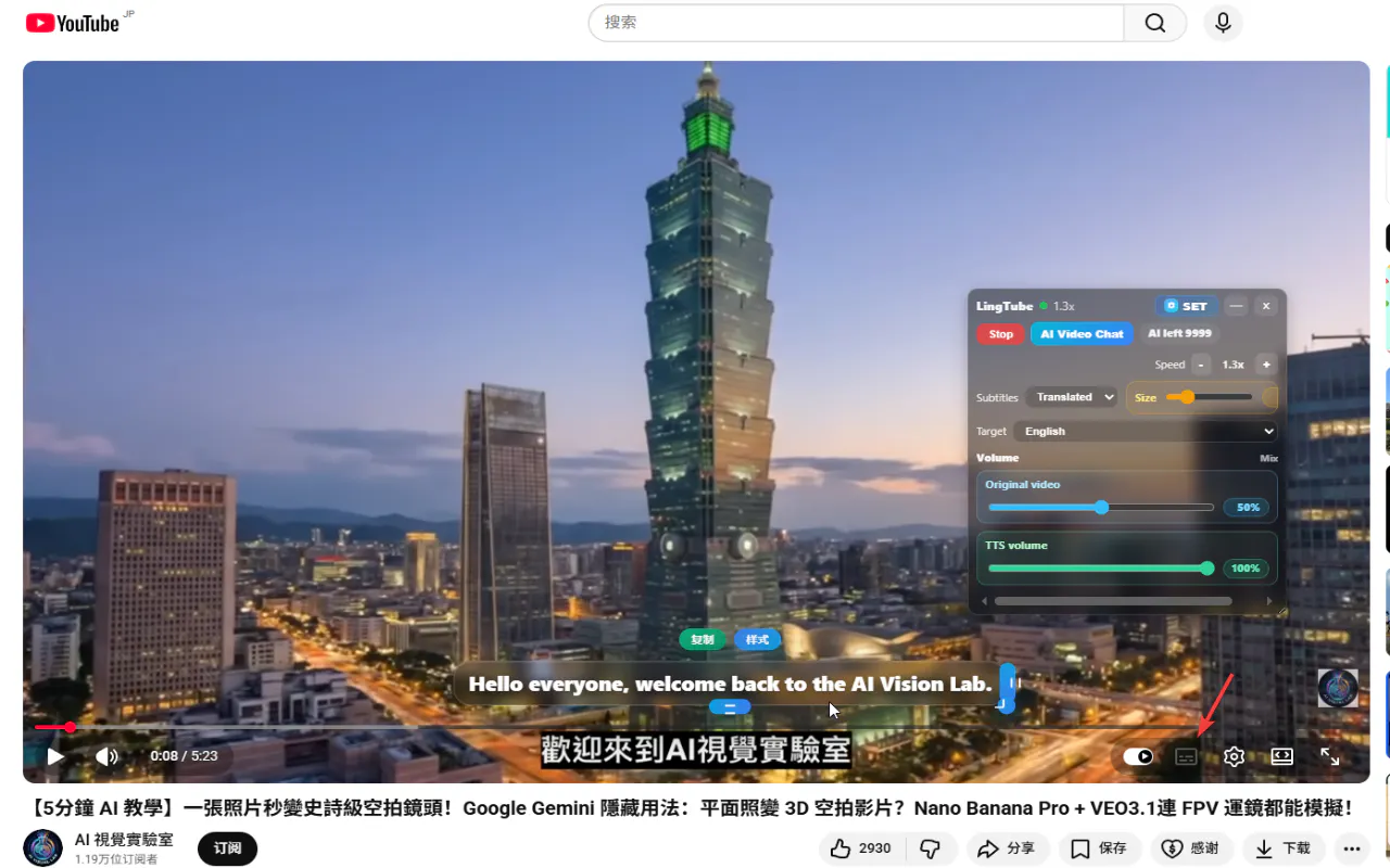 LingTube gallery image