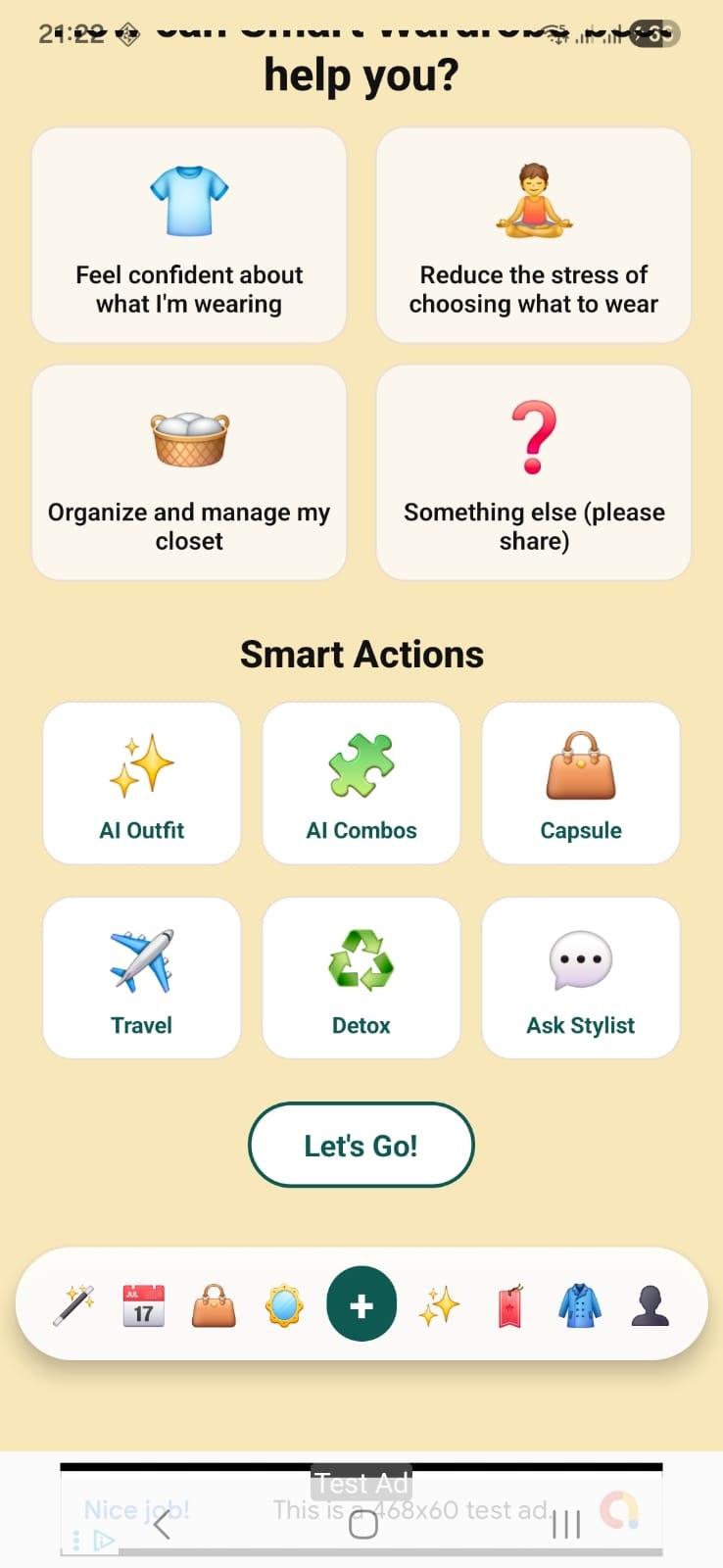 Smart Wardrobe - Screenshot 2 showing product features and functionality