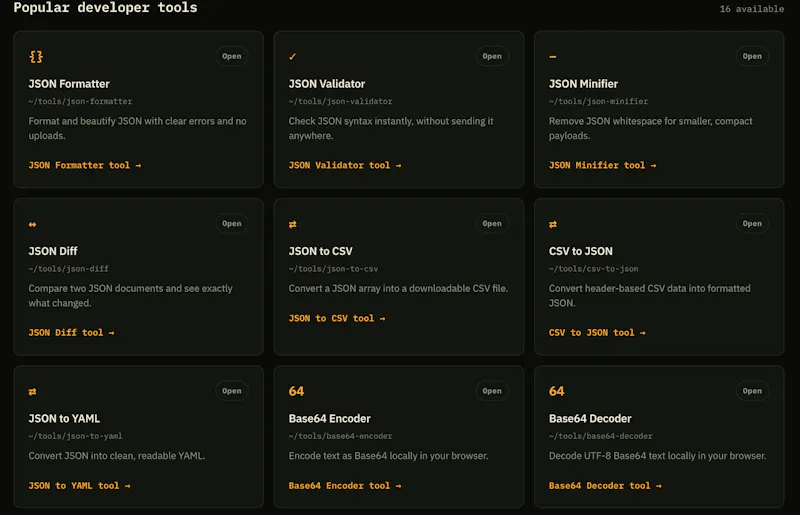 PureDevUtils screenshot 2