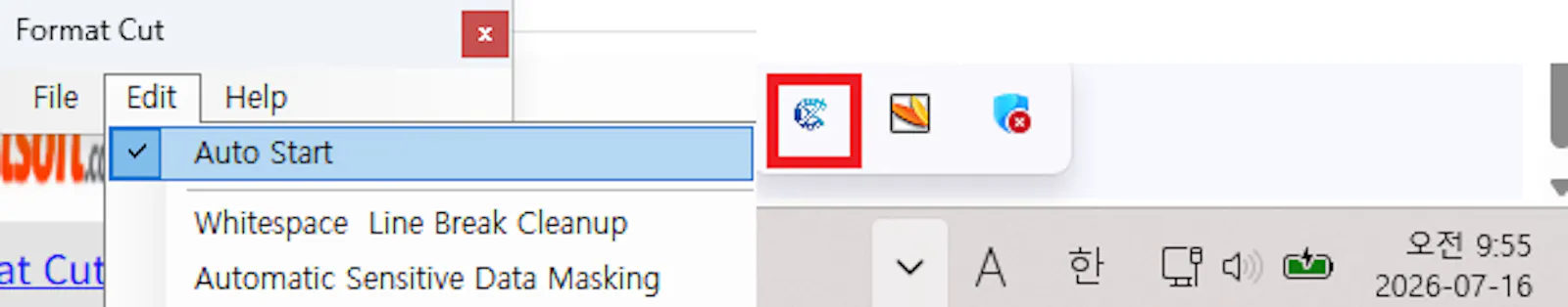 Formatcutsoft screenshot 1