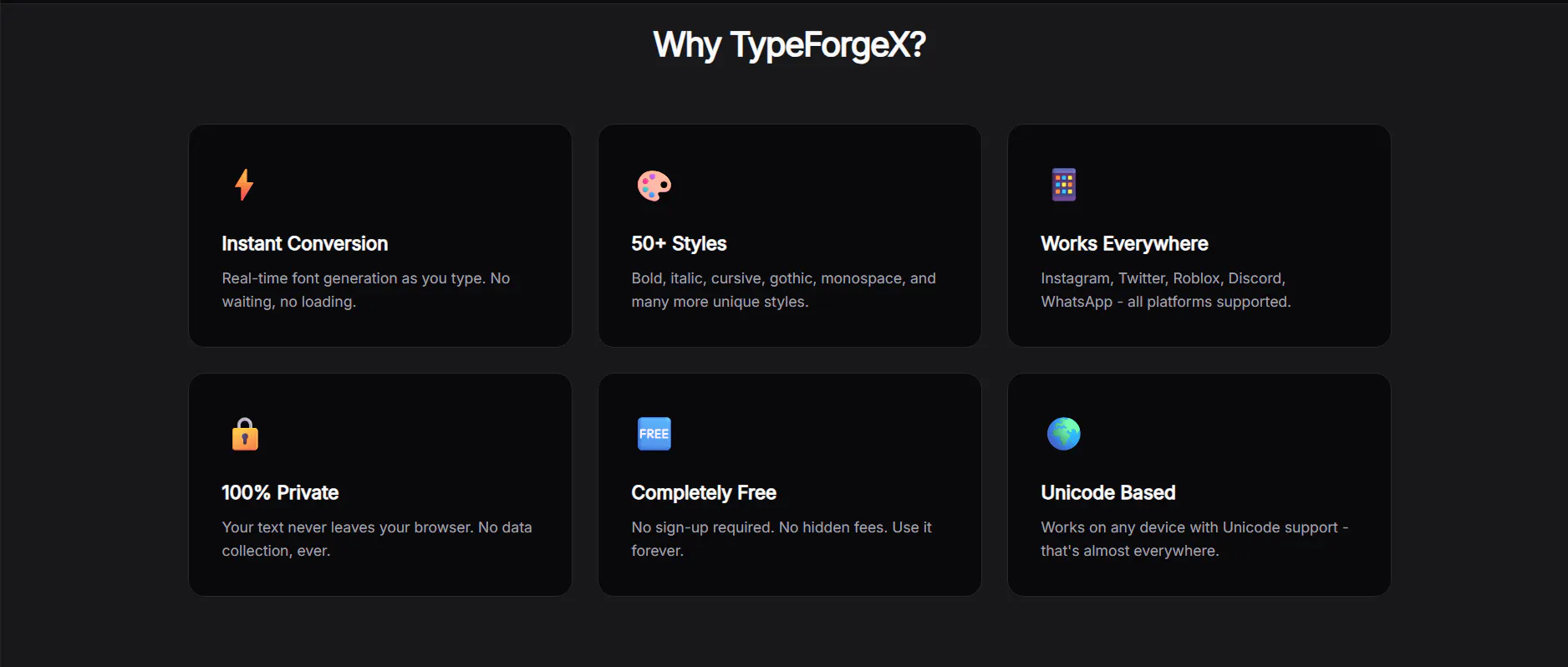 TypeForgeX gallery image