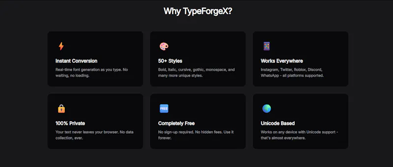 TypeForgeX screenshot 4