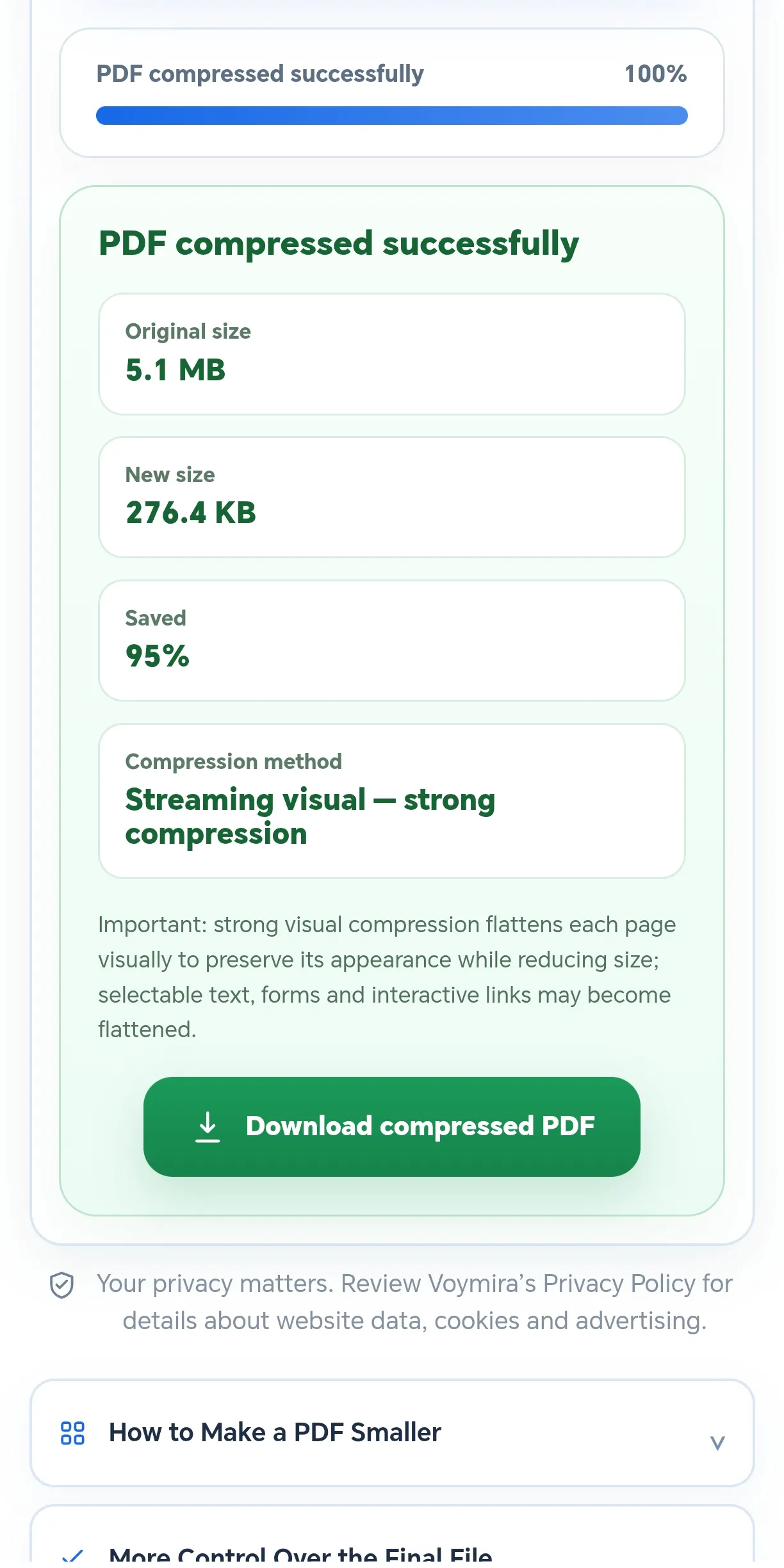 Voymira PDF Compressor gallery image