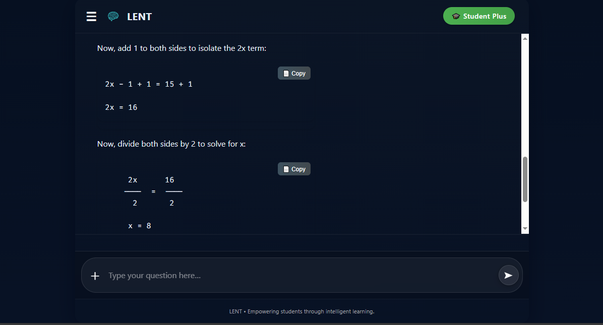 Lent AI Tutor gallery image