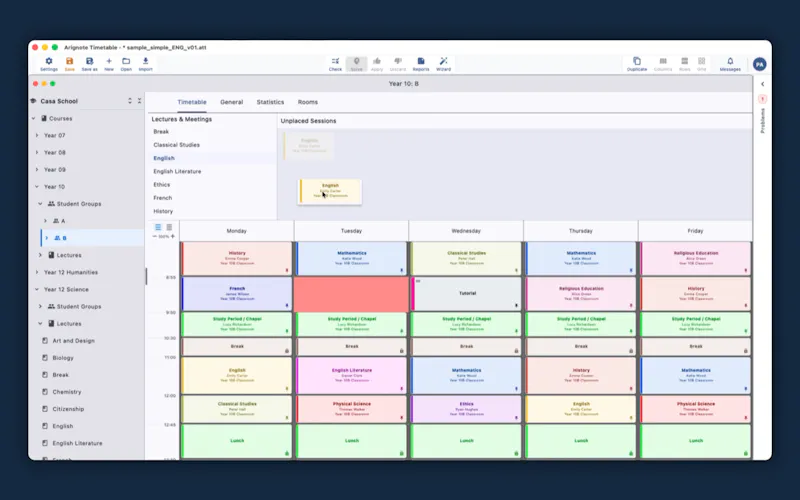 Arignote Timetable screenshot 3