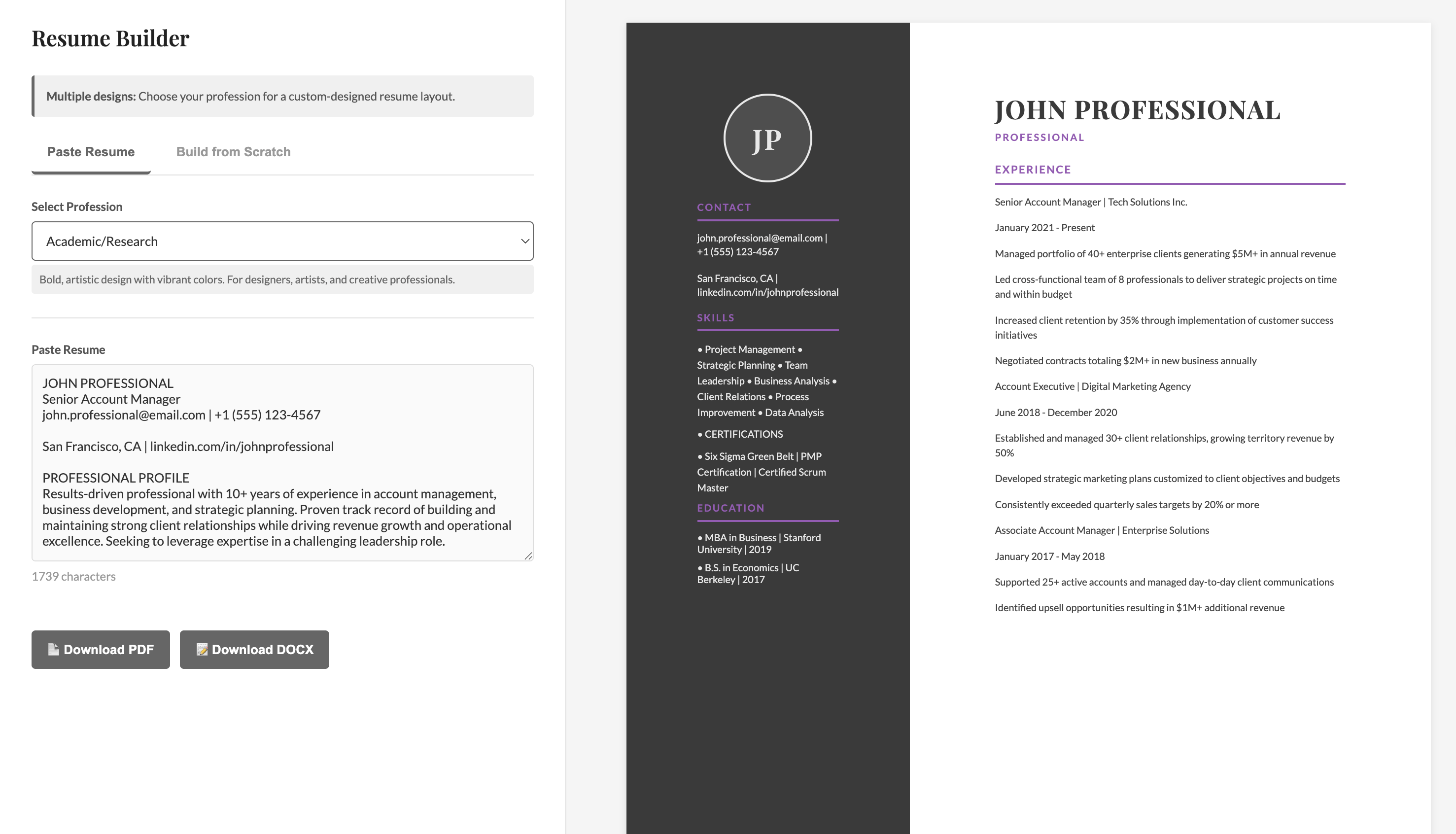 ResumeBuildFlo - Resume Builder gallery image