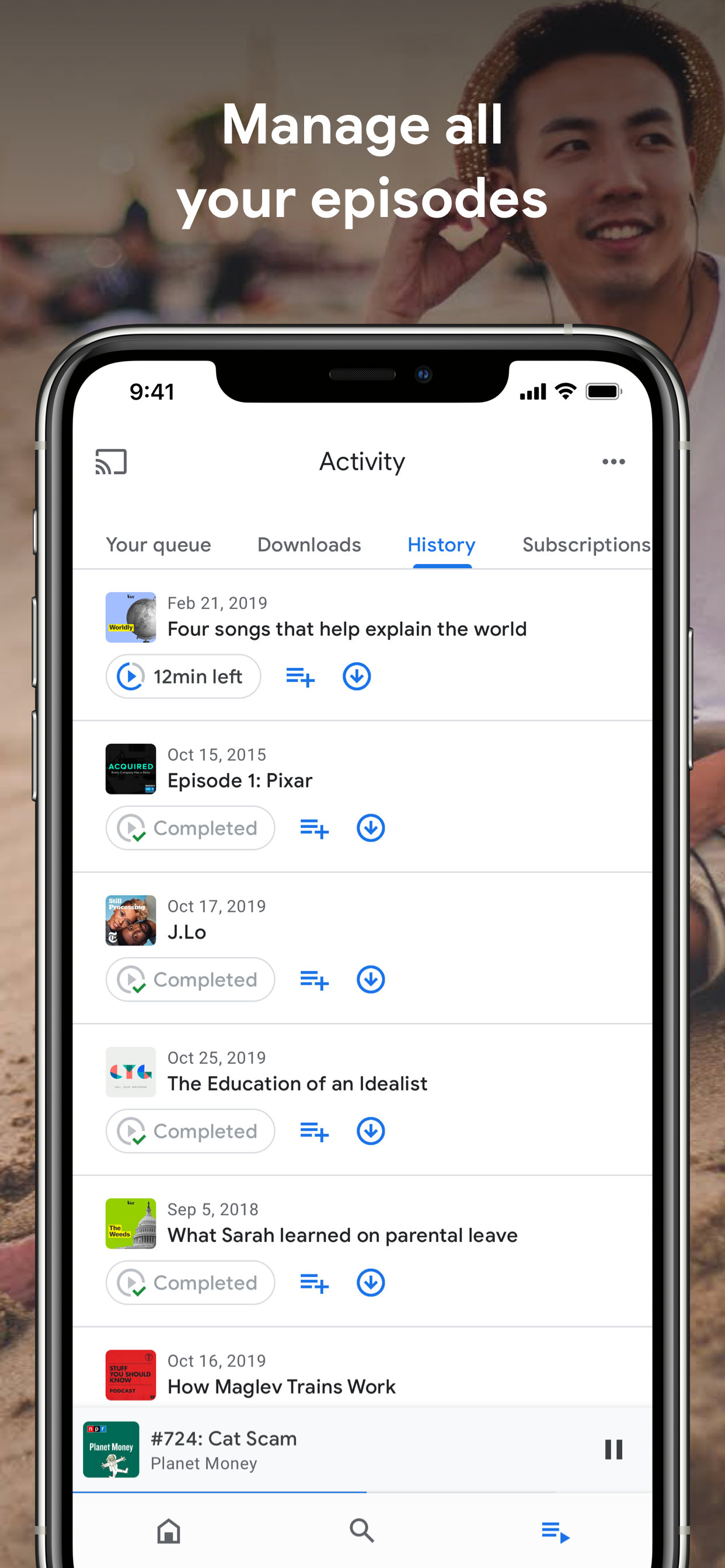 New Google Podcasts gallery image