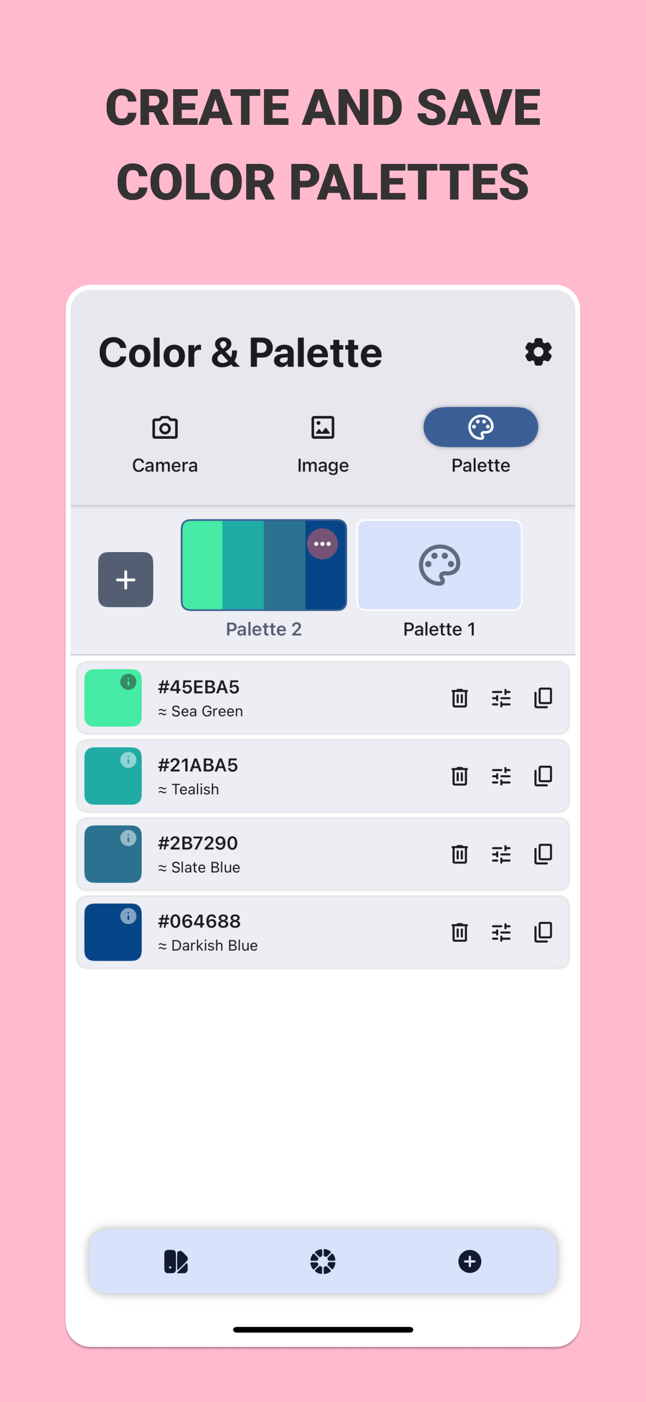 Colore e tavolozza - Cattura i colori, crea palette e organizzale facilmente. media 4