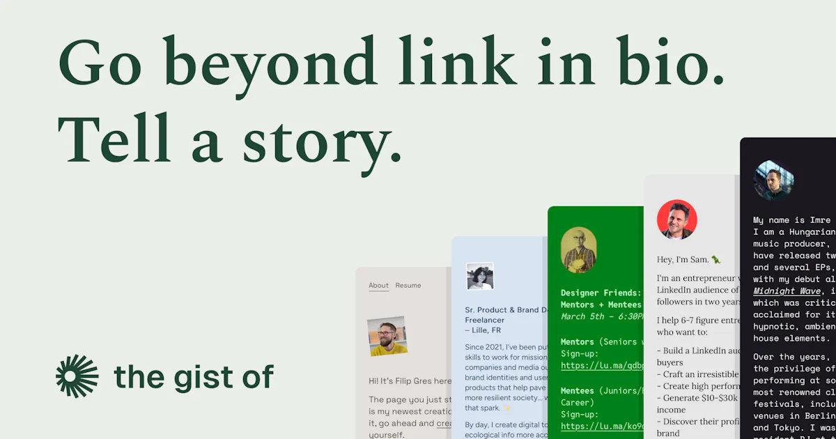 the gist of