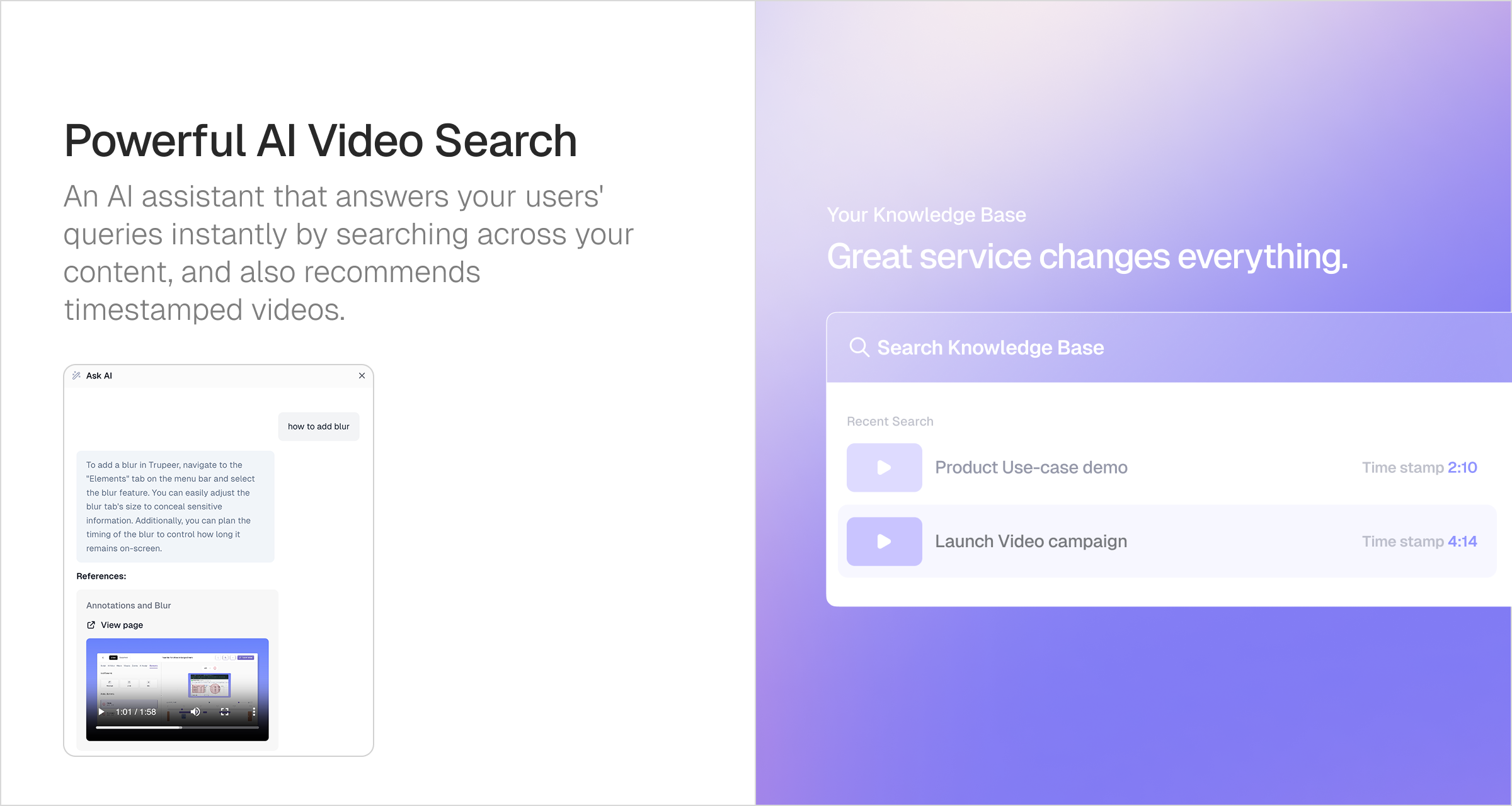 Trupeer: Knowledge Base with AI Search gallery image