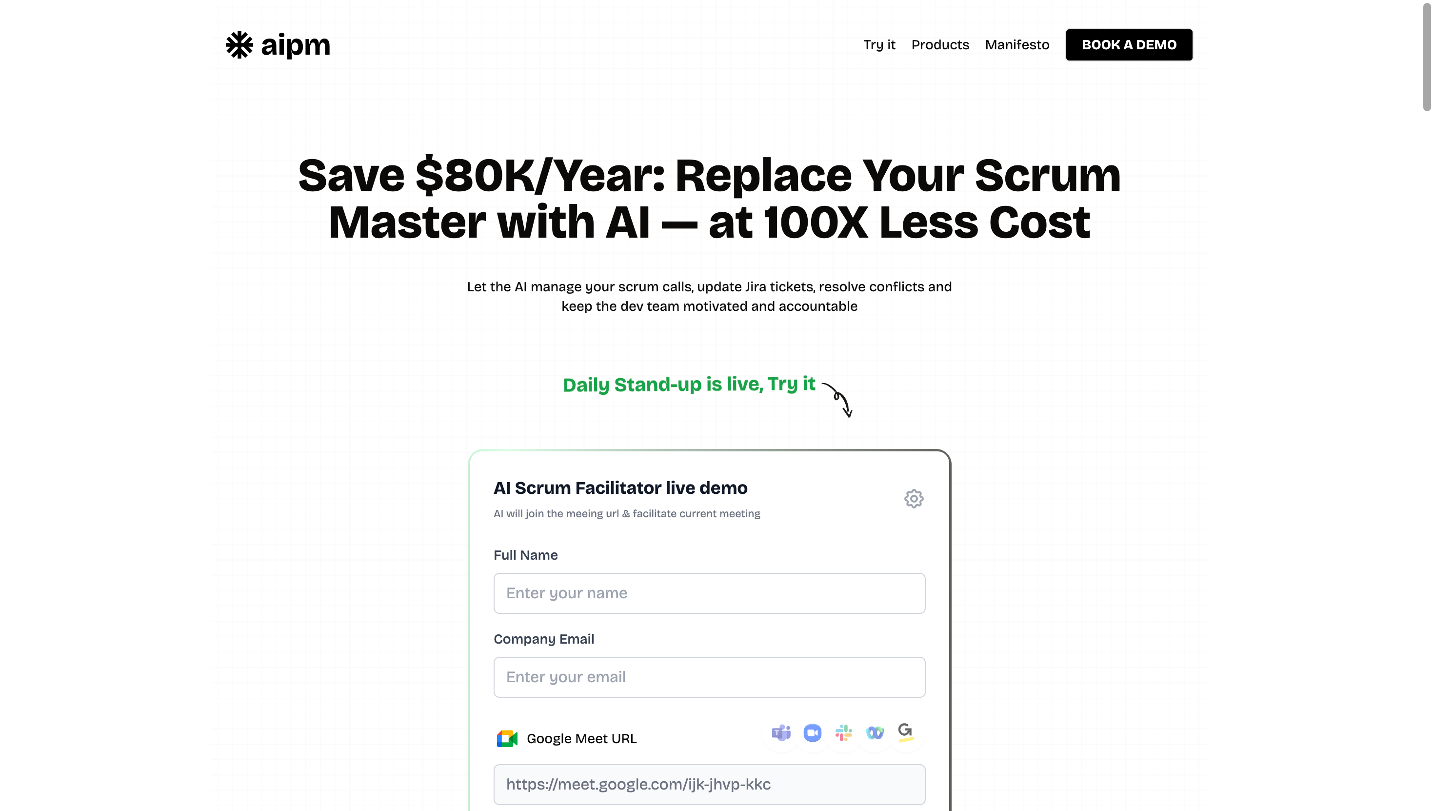 Média Maître de scrum AI - Agent al qui gère le stand-up quotidien - tout comme humain 1